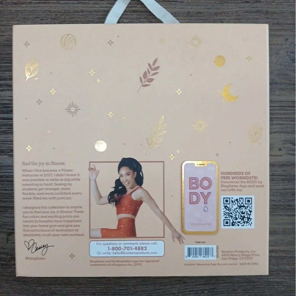 Blogilates 12 Week Wellness Fit Journal Fitness Weight Loss W/extras New In Box
